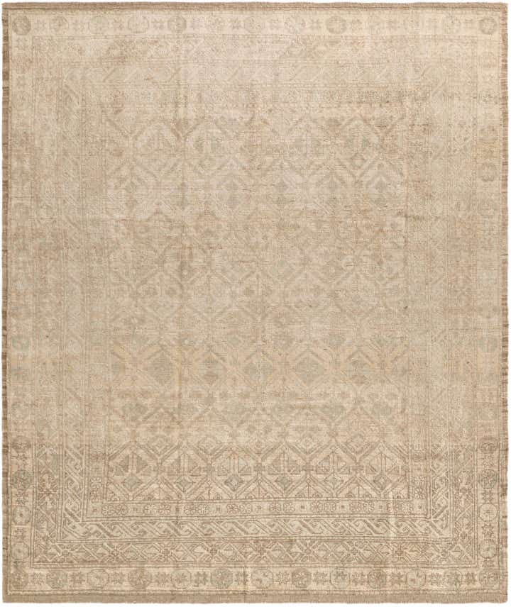 8' 3 x 10' Hand Knotted Oushak Wool Rug
