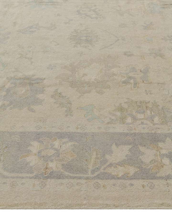 9' 2 x 11' 7 Hand Knotted Oushak Wool Rug