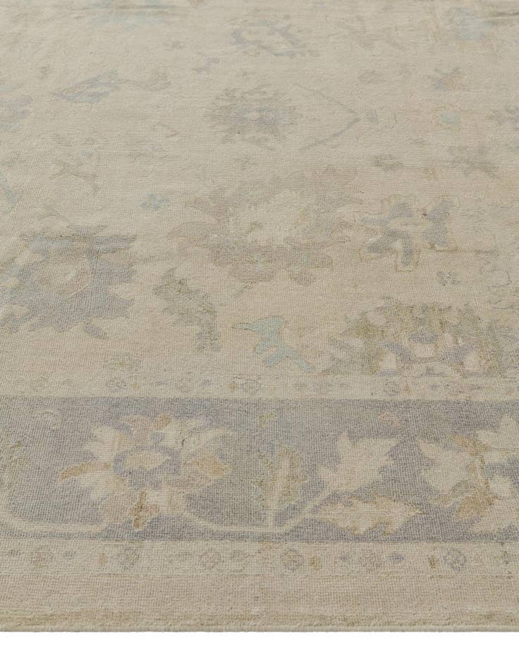 Detail image of 9' 2 x 11' 7 Hand Knotted Oushak Wool Rug