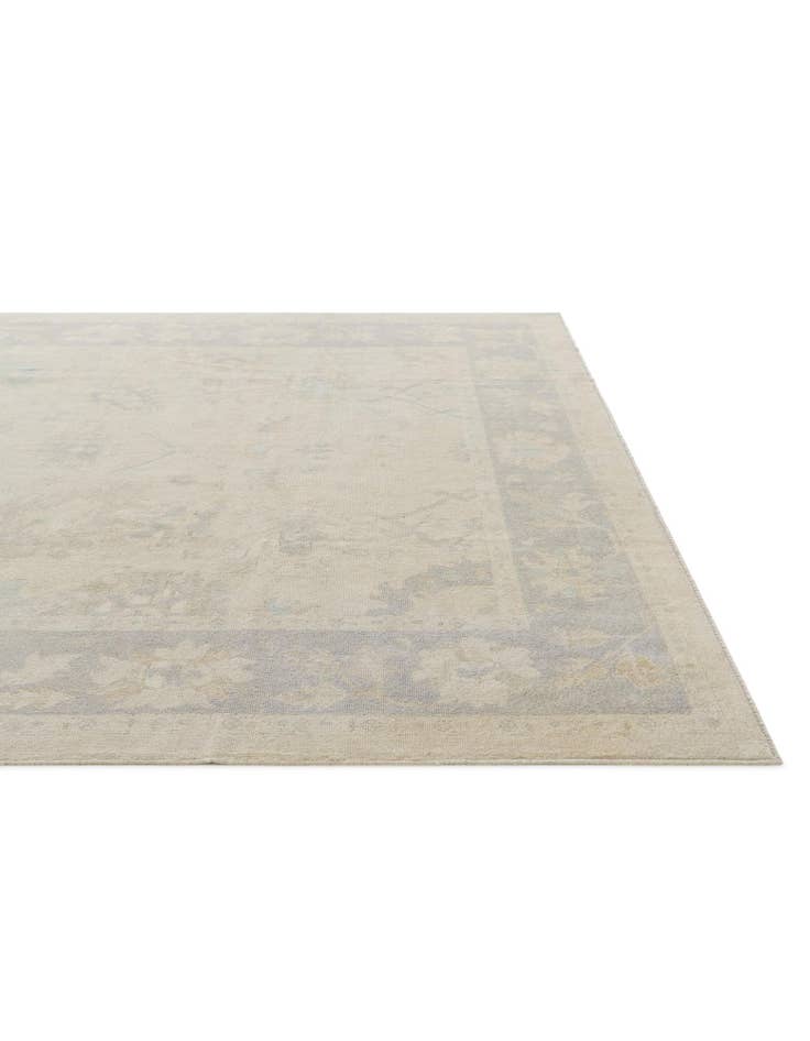 Detail image of 9' 2 x 11' 7 Hand Knotted Oushak Wool Rug