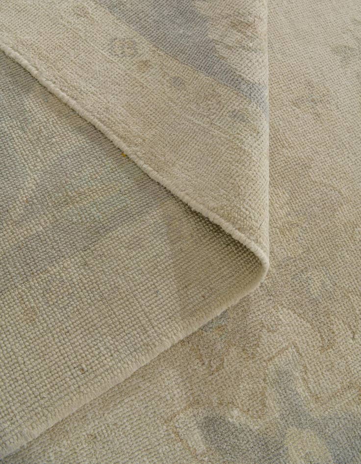 Detail image of 9' 2 x 11' 7 Hand Knotted Oushak Wool Rug