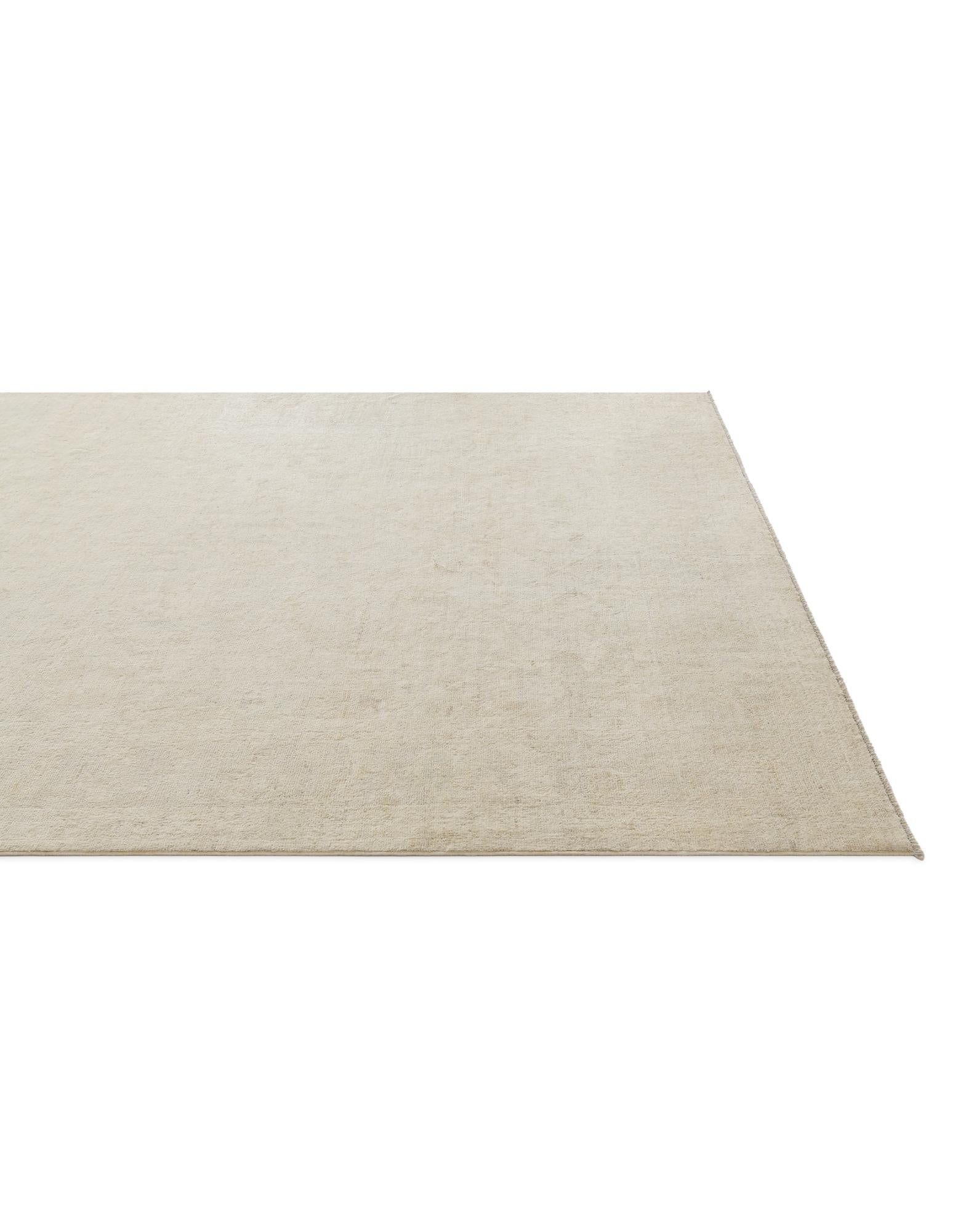 8' 1 x 9' 9 Hand Knotted Oushak Wool Rug
