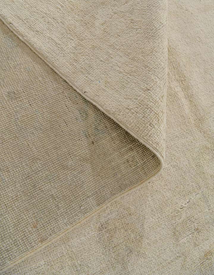 8' 1 x 9' 9 Hand Knotted Oushak Wool Rug