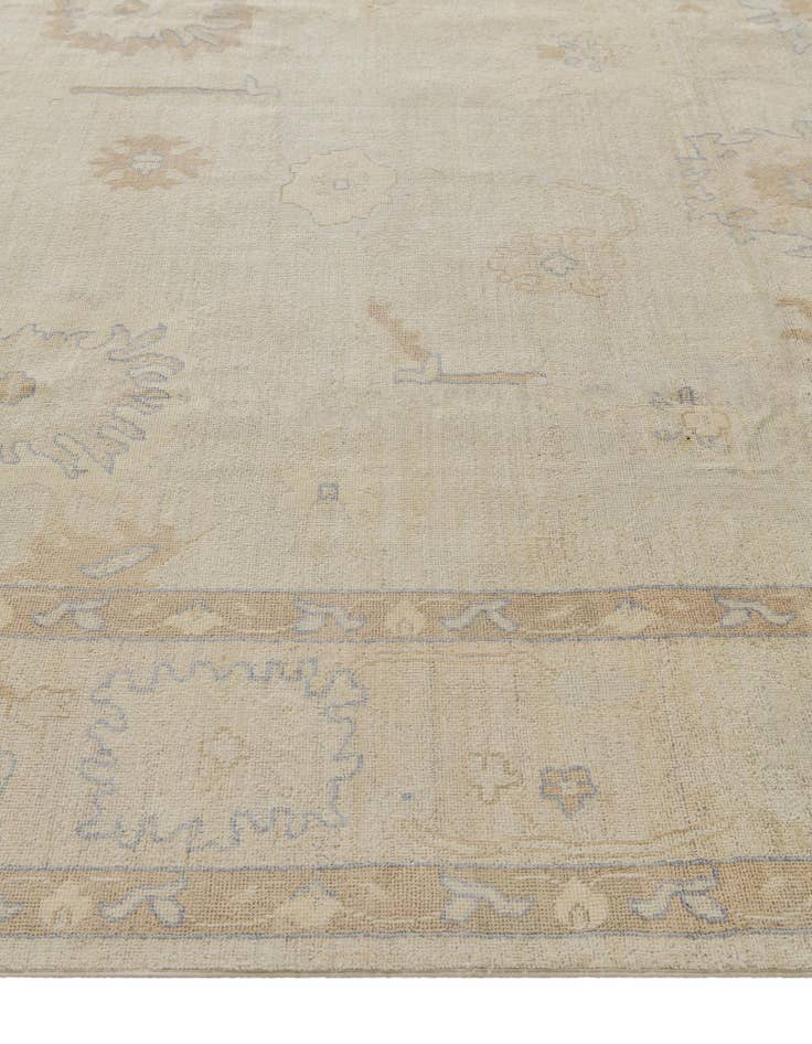Detail image of 8' 11 x 11' 8 Hand Knotted Oushak Wool Rug