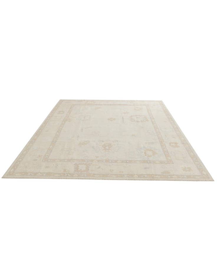 Detail image of 8' 11 x 11' 8 Hand Knotted Oushak Wool Rug