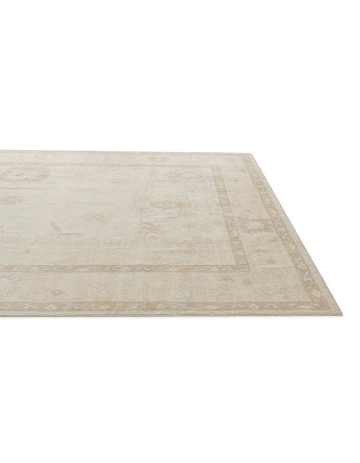 Detail image of 8' 11 x 11' 8 Hand Knotted Oushak Wool Rug