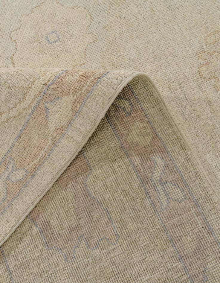 Detail image of 8' 11 x 11' 8 Hand Knotted Oushak Wool Rug