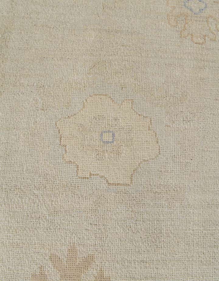 8' 11 x 11' 8 Hand Knotted Oushak Wool Rug