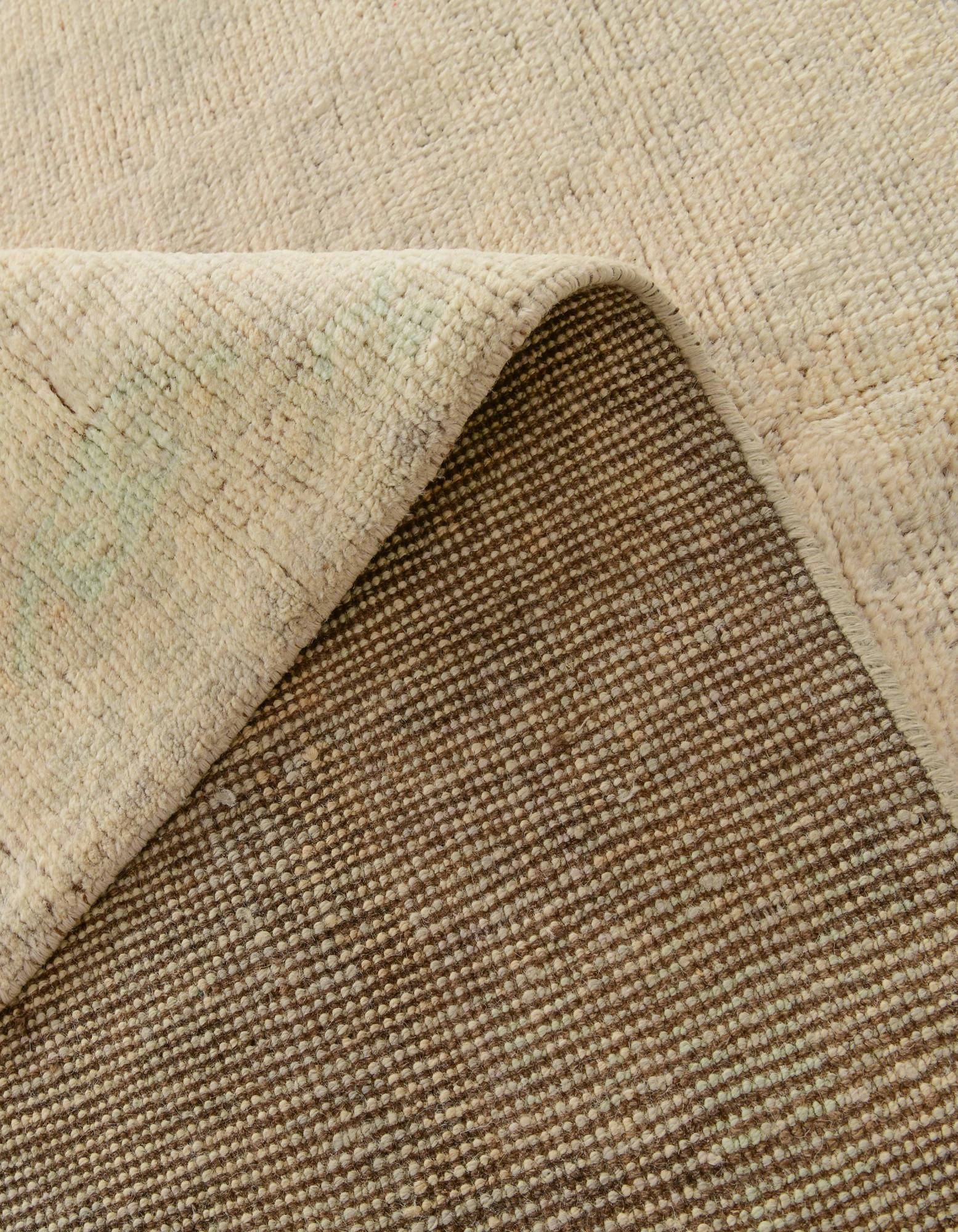 6' 6 x 9' 8 Hand Knotted Oushak Wool Rug