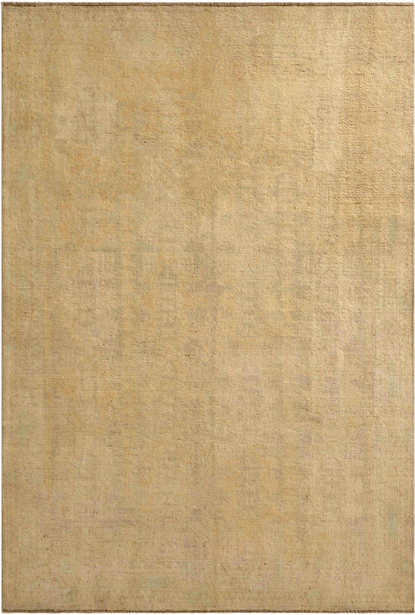 6' 6 x 9' 8 Hand Knotted Oushak Wool Rug
