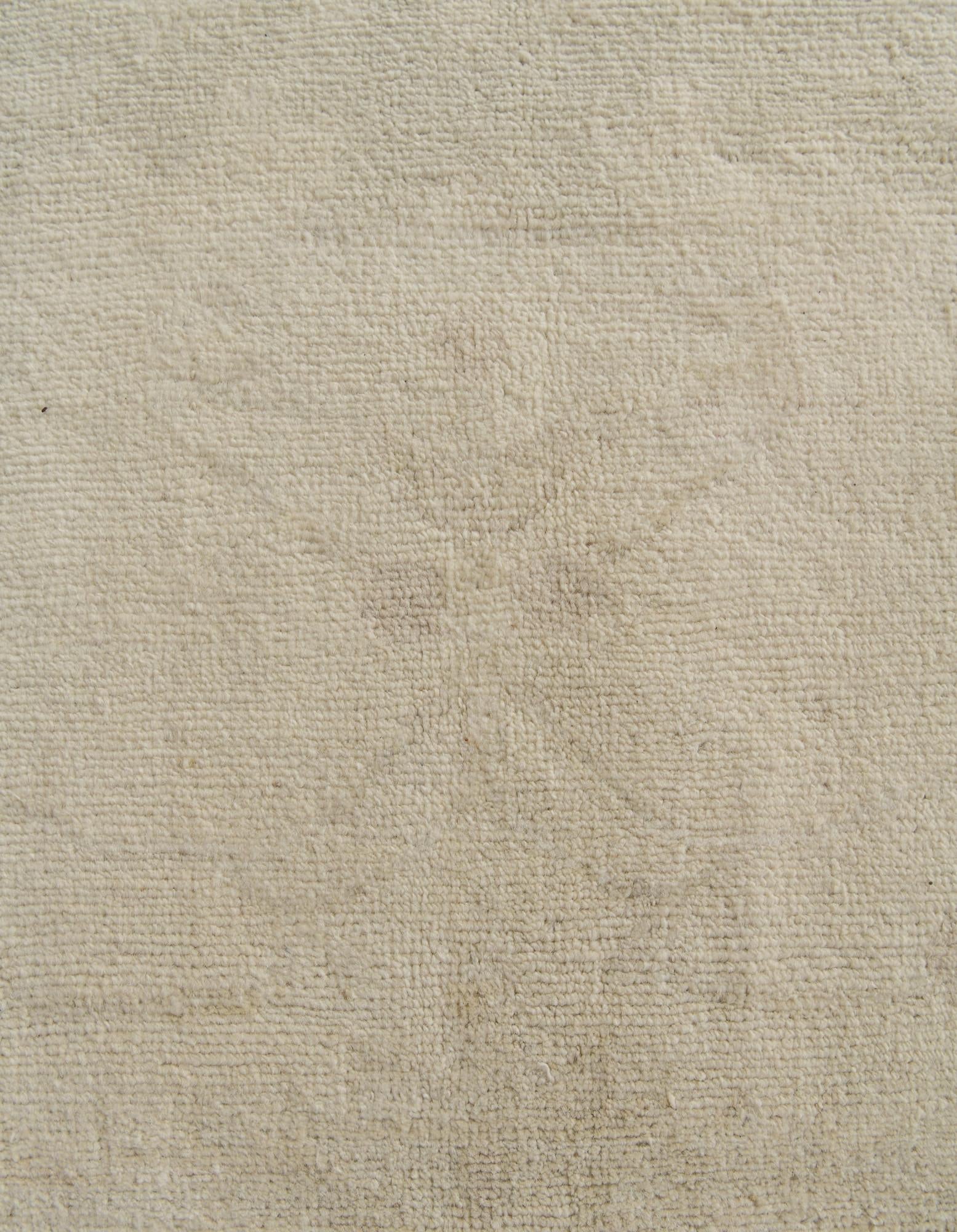 8' 5 x 9' 9 Hand Knotted Oushak Wool Rug