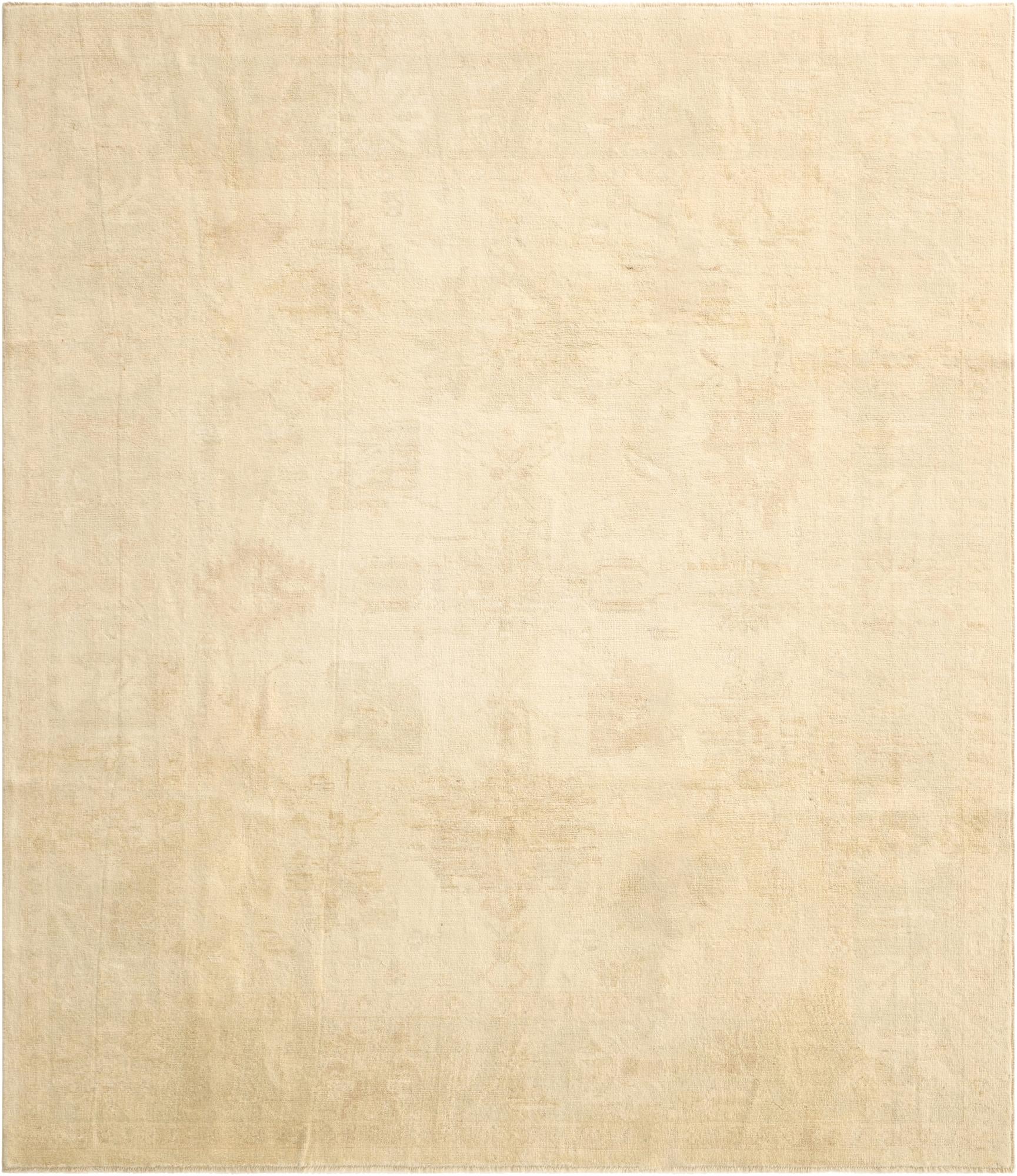 8' 5 x 9' 9  Hand Knotted Oushak Wool Rug