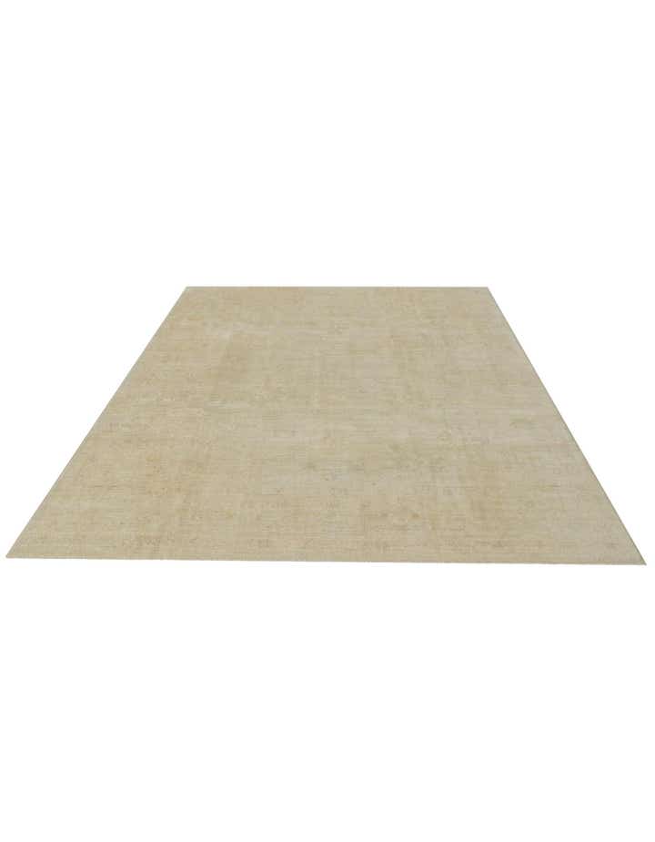 8' 4 x 9' 9 Hand Knotted Oushak Wool Rug