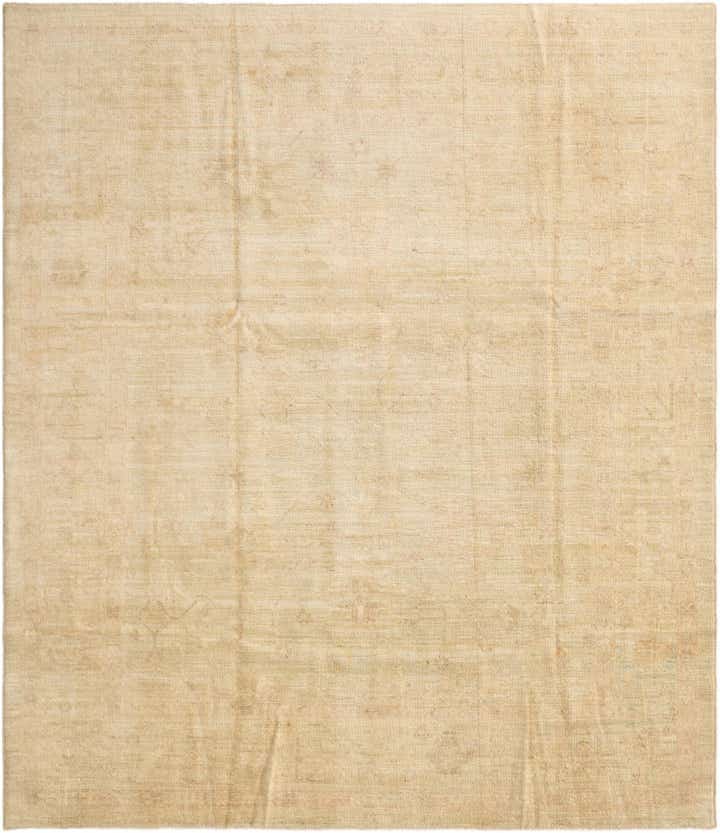 8' 4 x 9' 9 Hand Knotted Oushak Wool Rug
