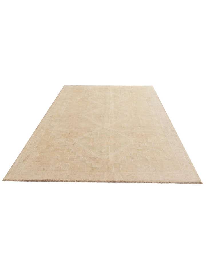 6' 4 x 9' 8 Hand Knotted Oushak Wool Rug