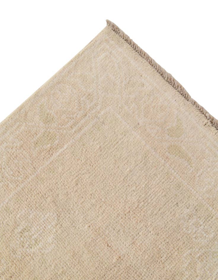 Detail image of 6' 4 x 9' 8 Hand Knotted Oushak Wool Rug