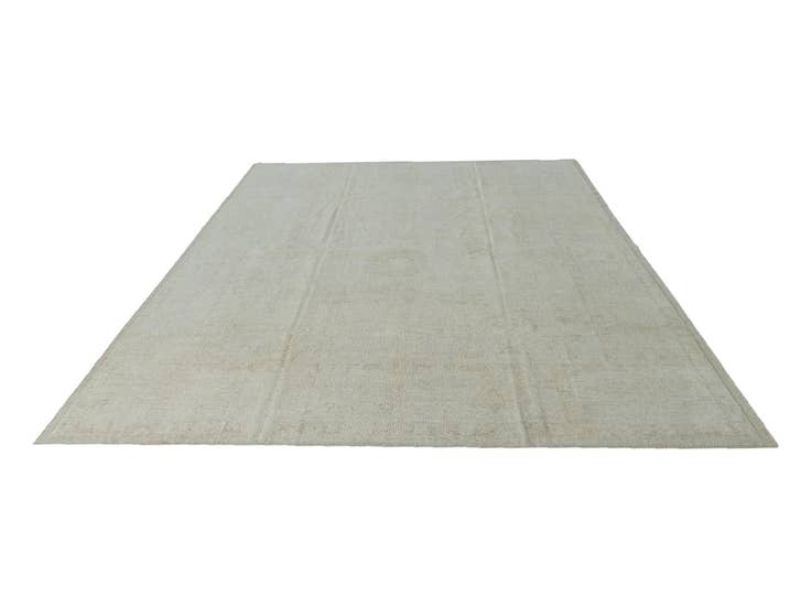 Detail image of 10' 2 x 14' 2 Hand Knotted Oushak Wool Rug