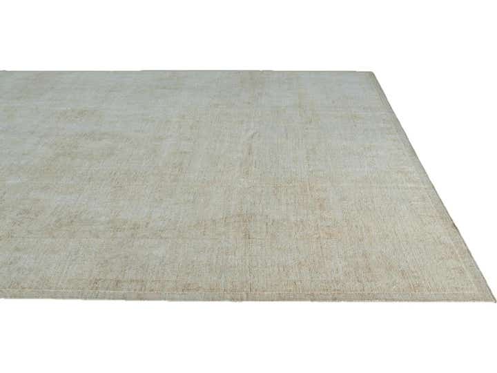 10' 2 x 14' 2 Hand Knotted Oushak Wool Rug