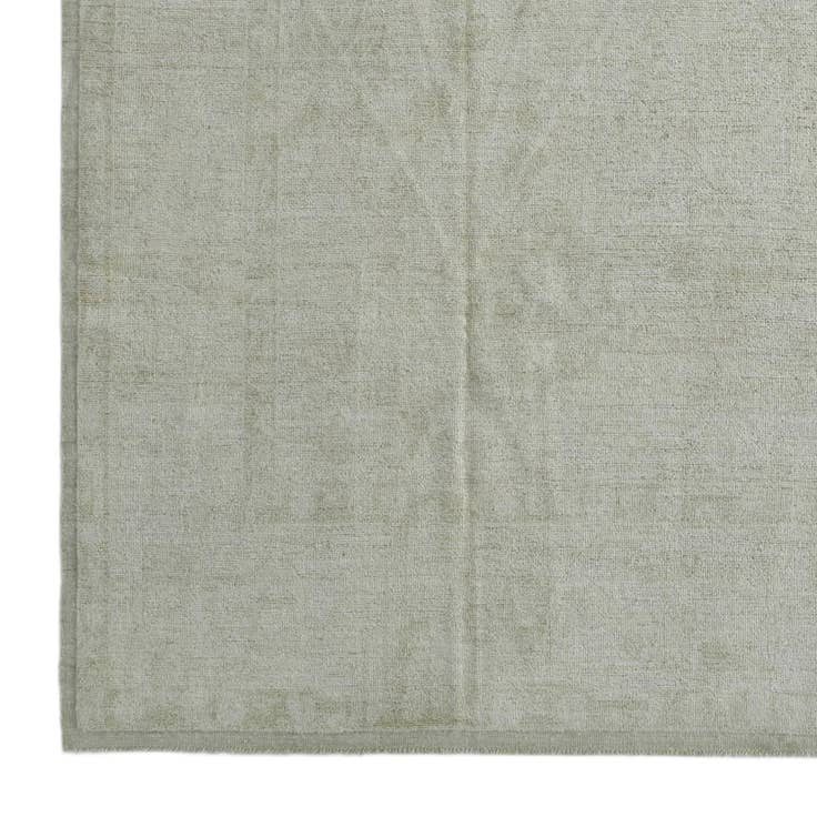 Detail image of 10' 2 x 14' 2 Hand Knotted Oushak Wool Rug