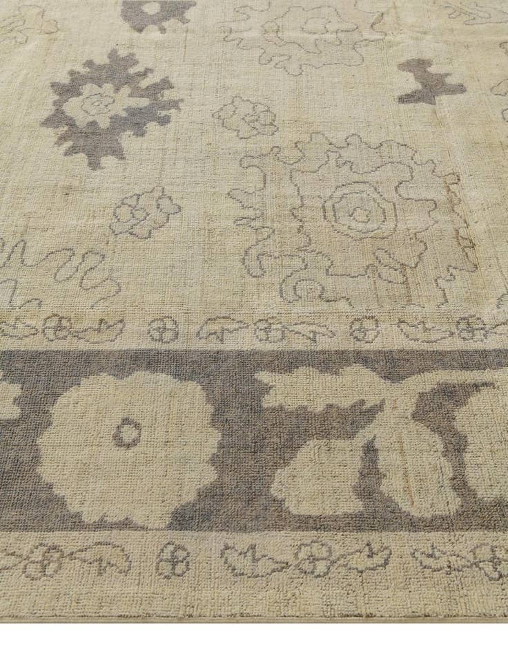 Detail image of 8' 5 x 10' 2  Hand Knotted Oushak Wool Rug