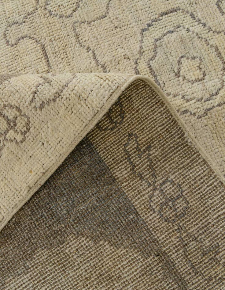 Detail image of 8' 5 x 10' 2  Hand Knotted Oushak Wool Rug