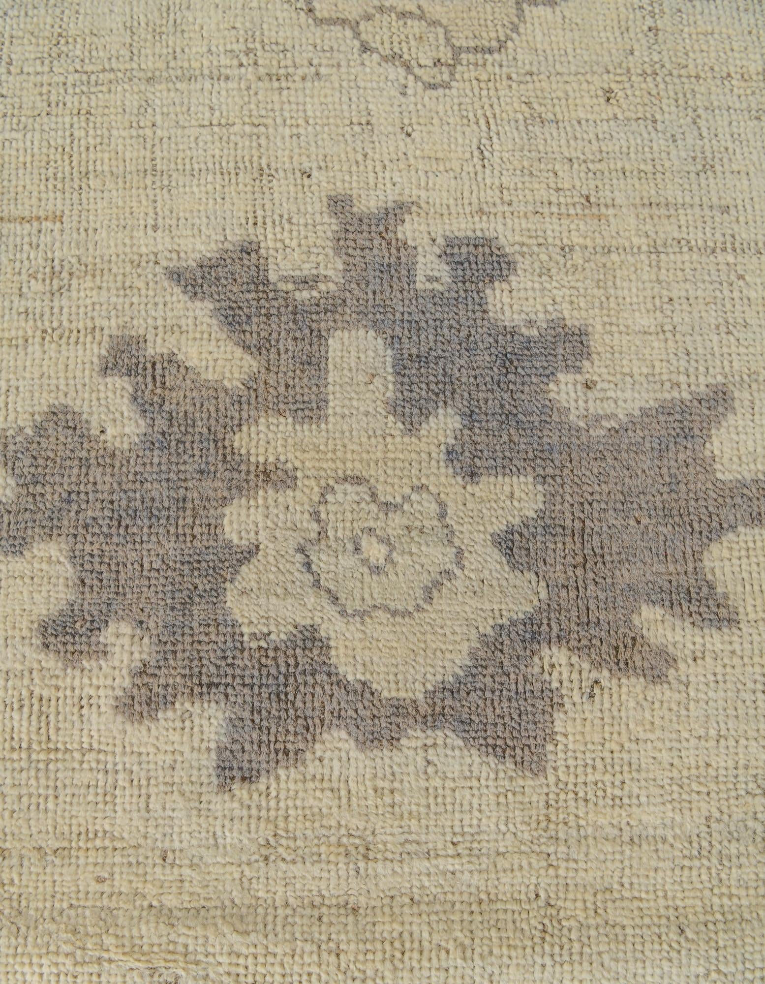 8' 5 x 10' 2 Hand Knotted Oushak Wool Rug