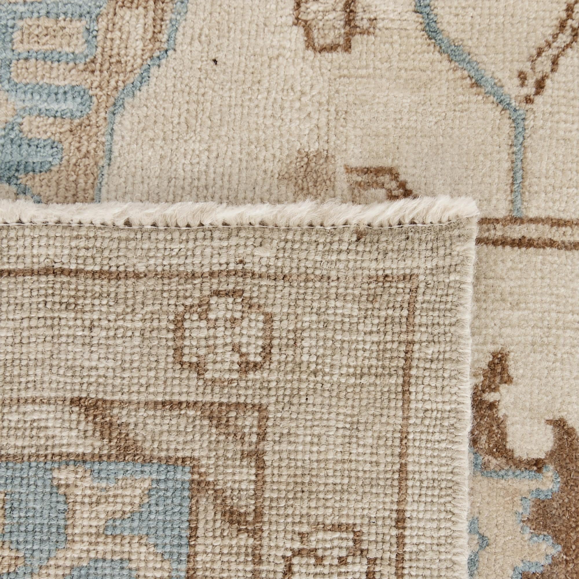 280cm x 375cm Hand Knotted Oushak Wool Rug