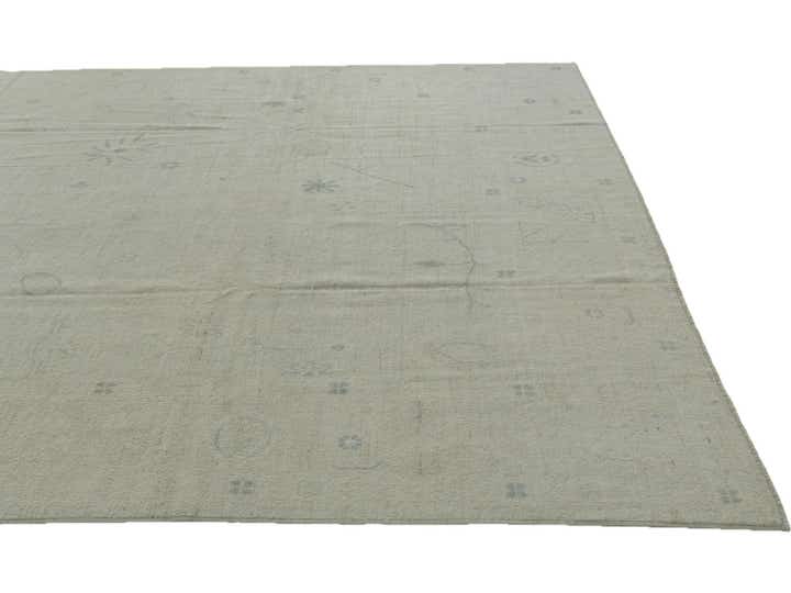 8' 10 x 11' 8 Hand Knotted Oushak Wool Rug