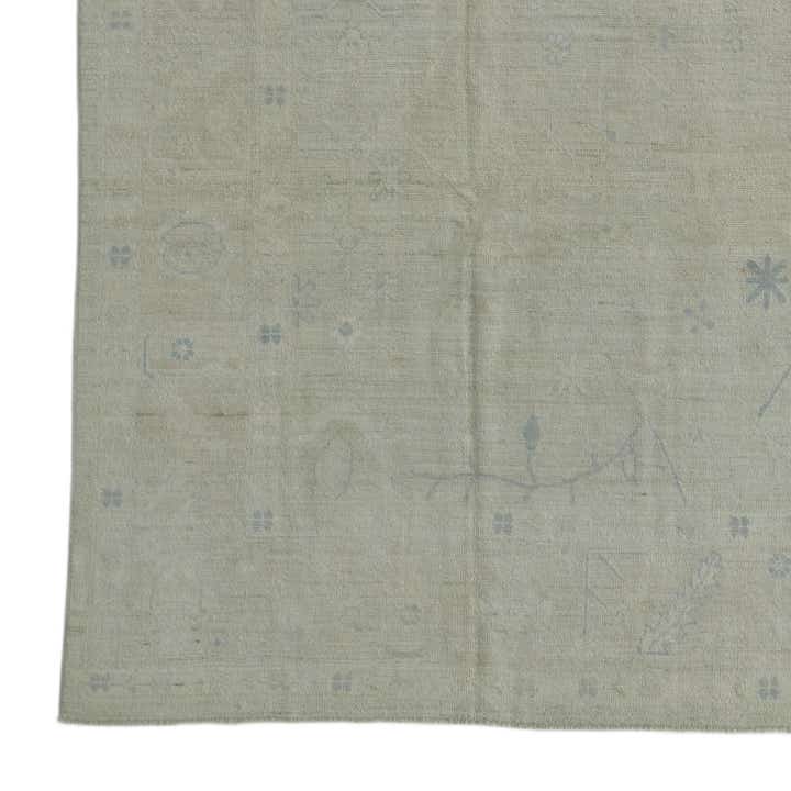 8' 10 x 11' 8 Hand Knotted Oushak Wool Rug