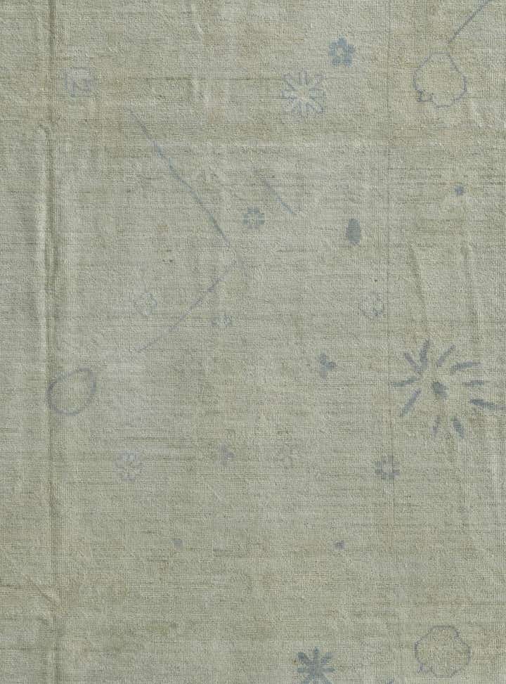 8' 10 x 11' 8 Hand Knotted Oushak Wool Rug
