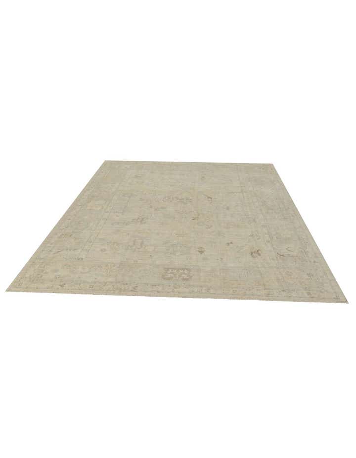 8' x 9' 10 Hand Knotted Oushak Wool Rug