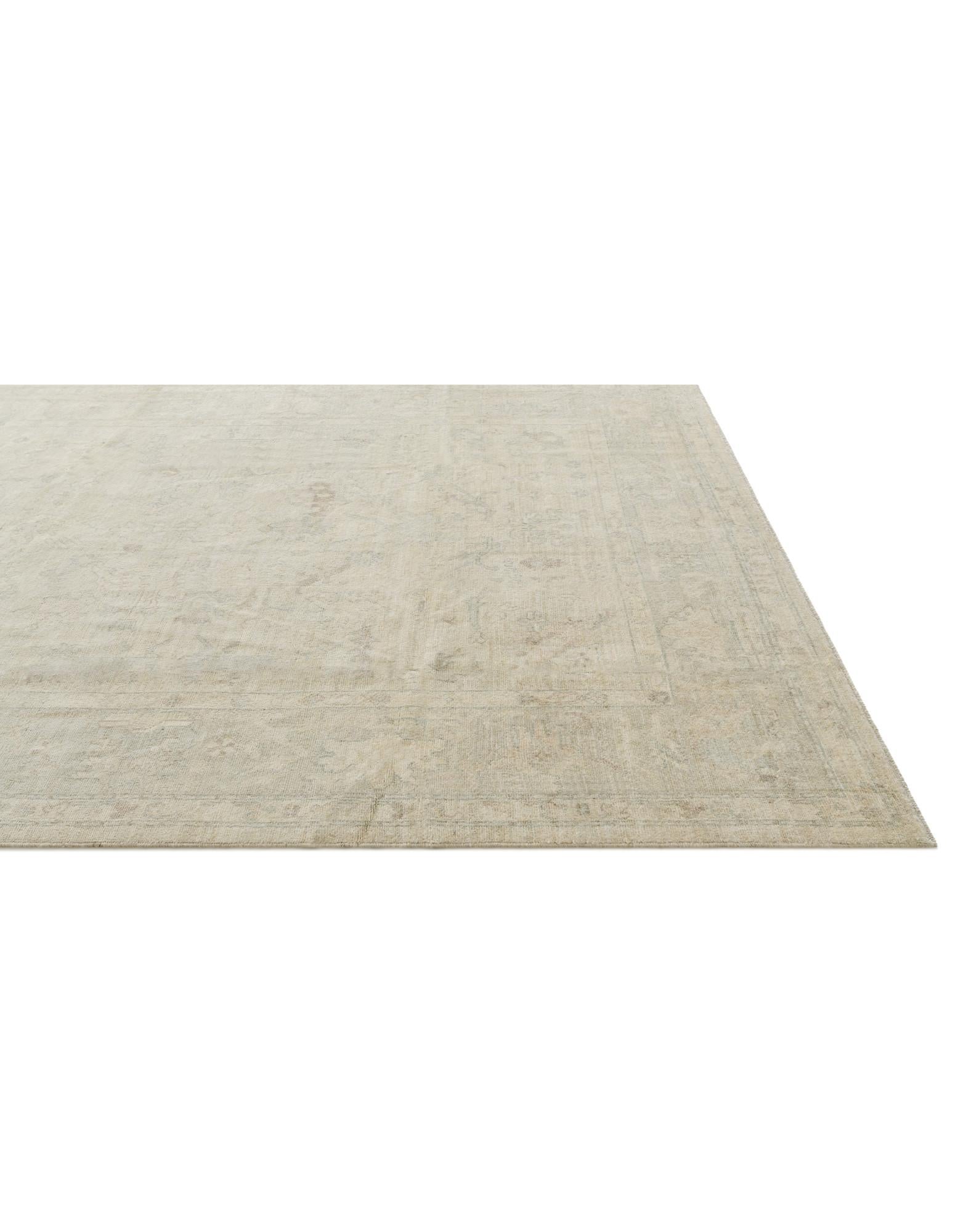 8' x 9' 10 Hand Knotted Oushak Wool Rug