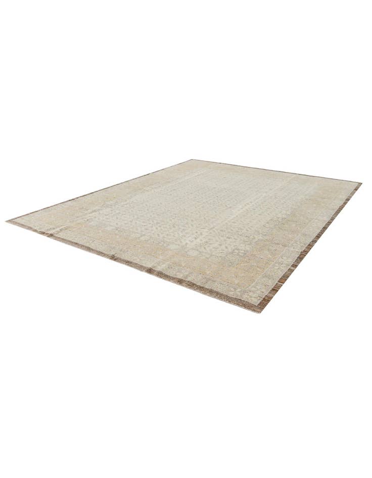 Detail image of 8' 3 x 10' 1  Hand Knotted Oushak Wool Rug