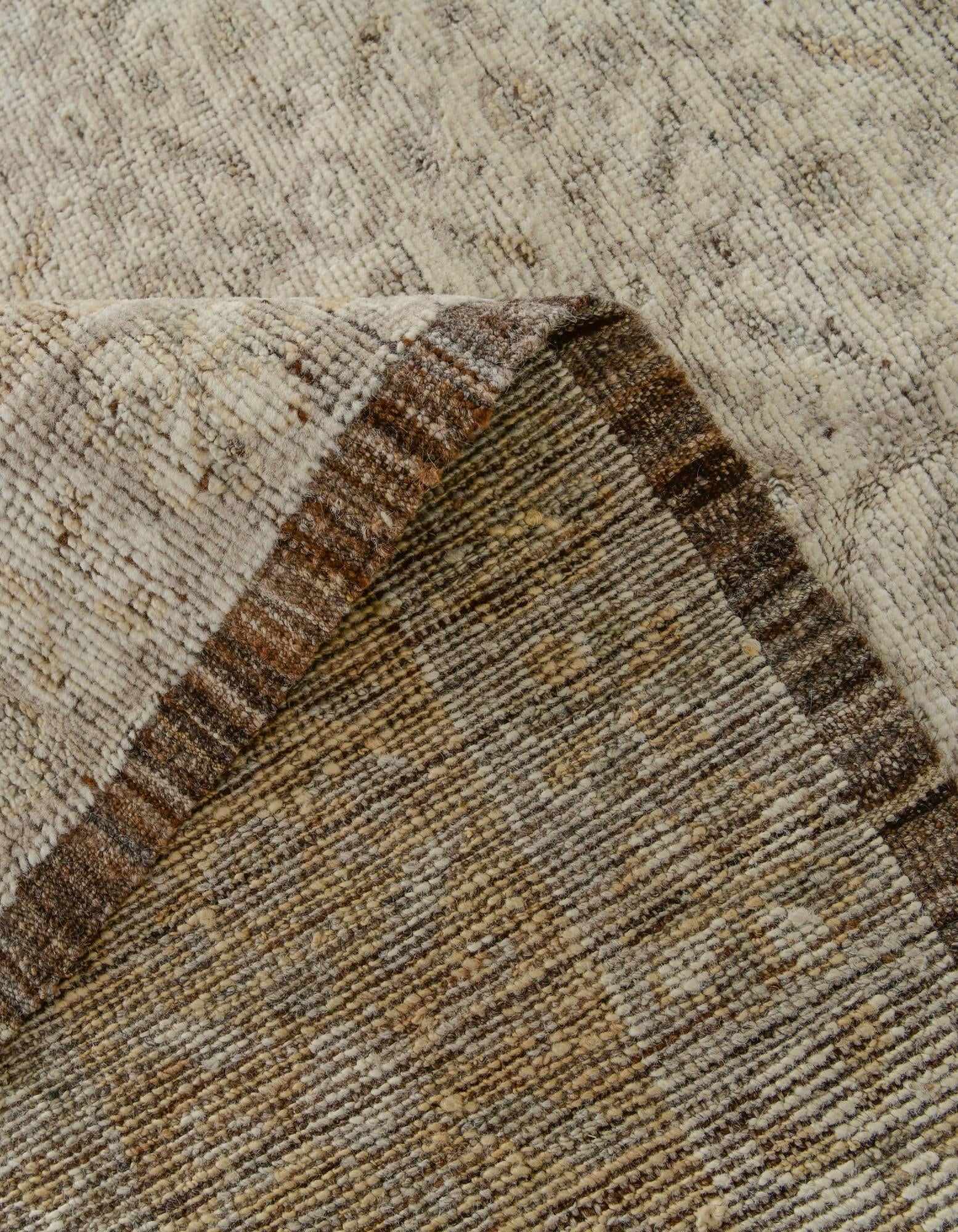8' 3 x 10' 1 Hand Knotted Oushak Wool Rug