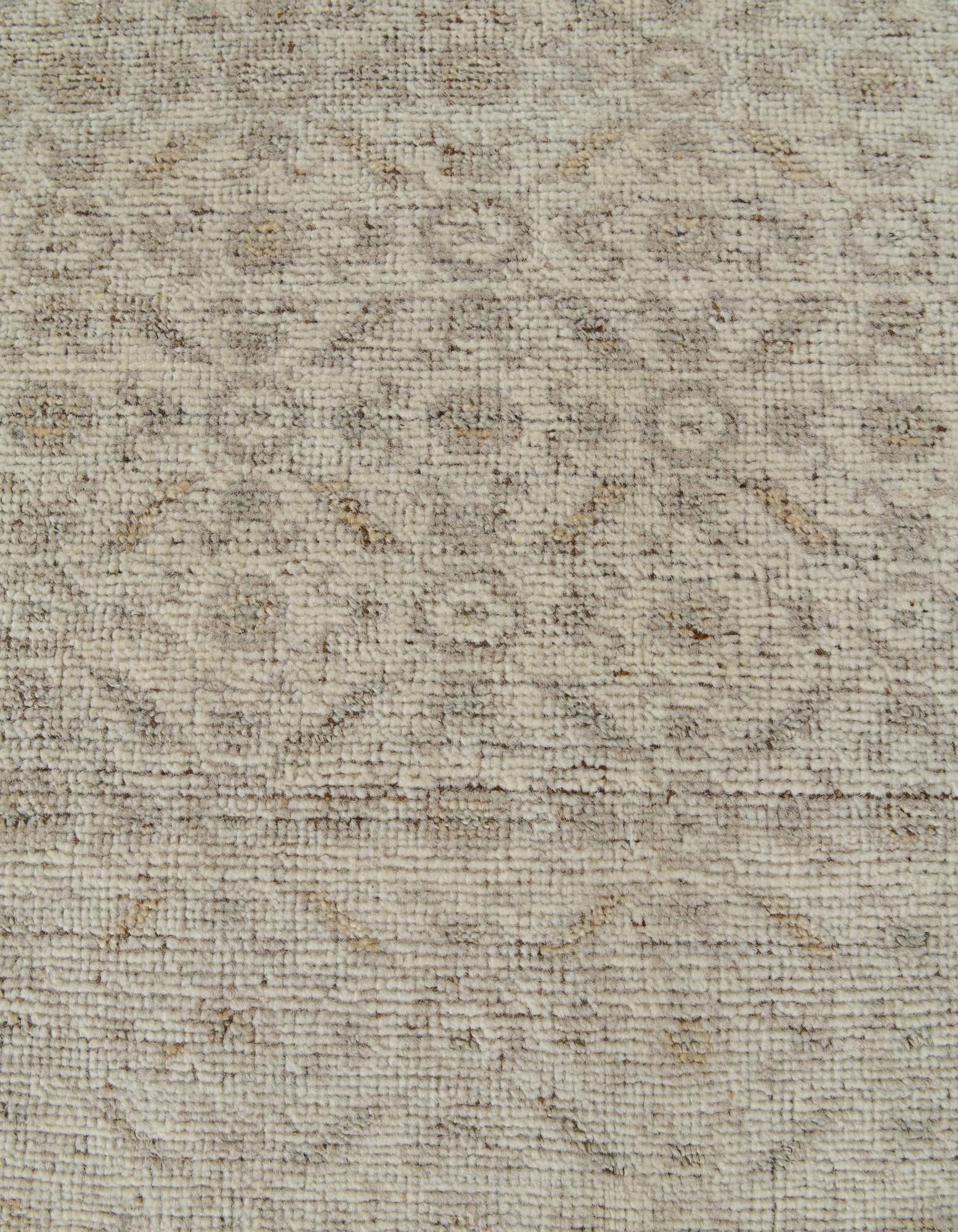 8' 3 x 10' 1 Hand Knotted Oushak Wool Rug