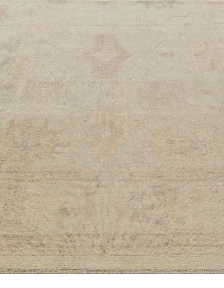 8' 3 x 9' 11 Hand Knotted Oushak Wool Rug
