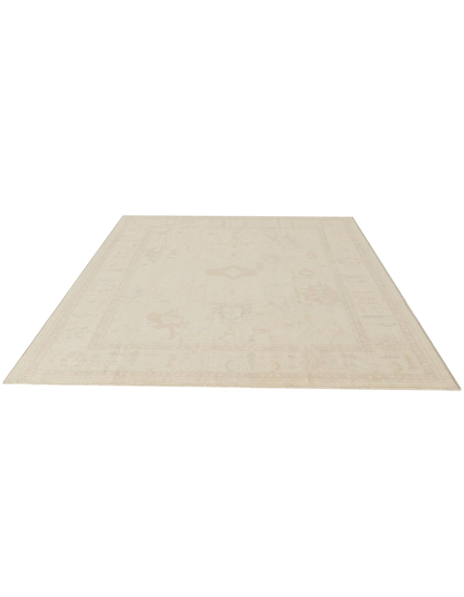 8' 3 x 9' 11 Hand Knotted Oushak Wool Rug