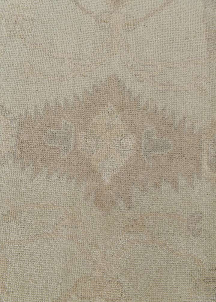 8' 3 x 9' 11 Hand Knotted Oushak Wool Rug