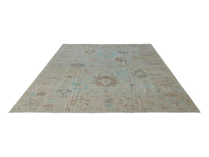 10' 4 x 13' 11 Hand Knotted Oushak Wool Rug