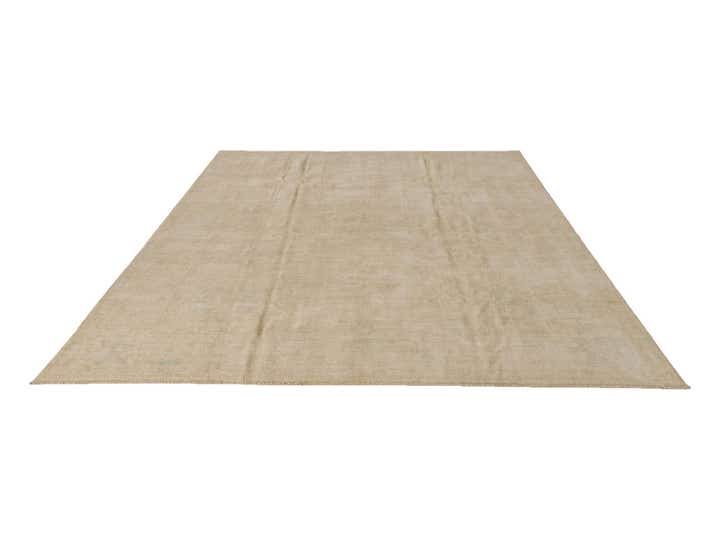 10' x 13' 9 Hand Knotted Oushak Wool Rug