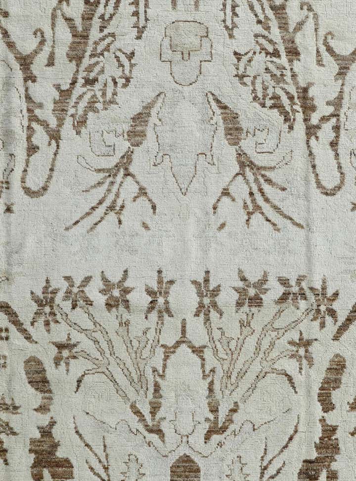 9' 7 x 12' 3 Hand Knotted Oushak Wool Rug