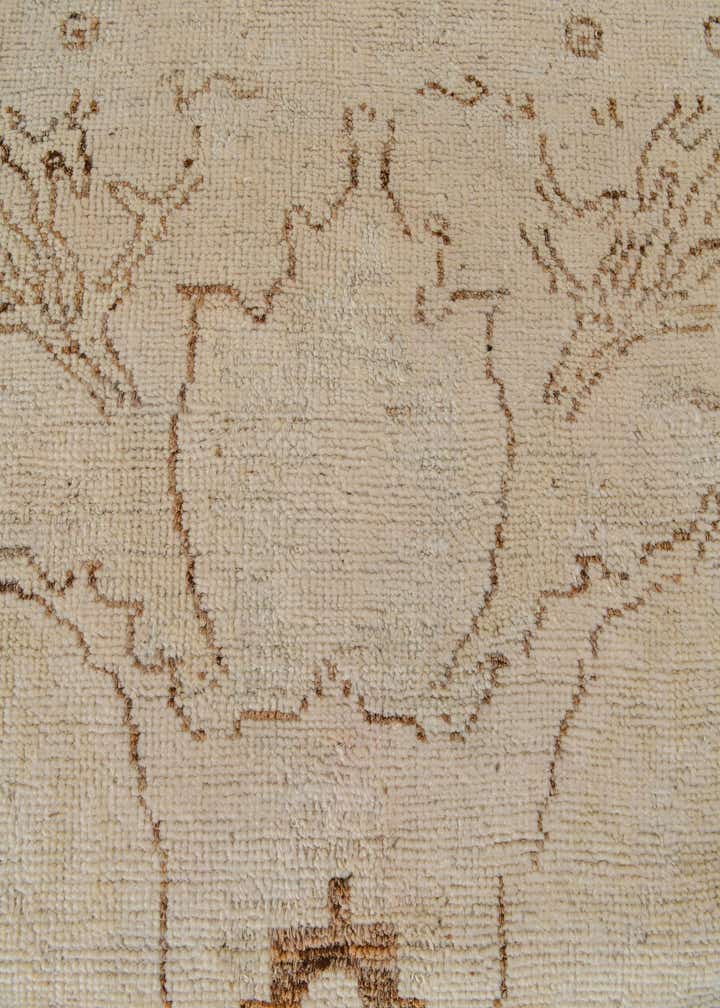 8' 2 x 10' 6 Hand Knotted Oushak Wool Rug