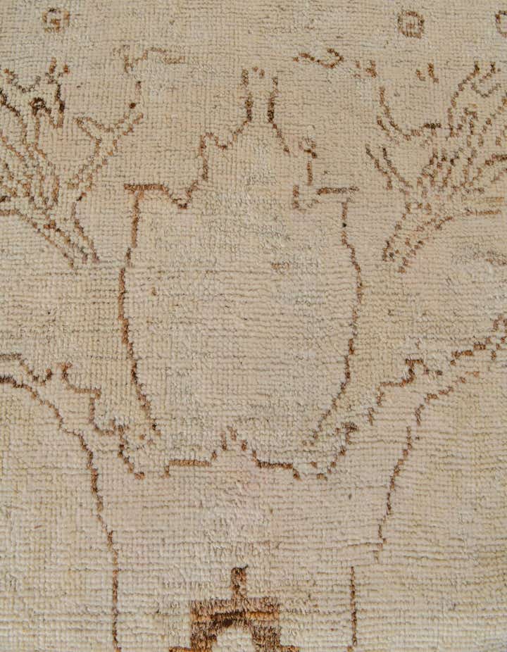 8' 2 x 10' 6 Hand Knotted Oushak Wool Rug
