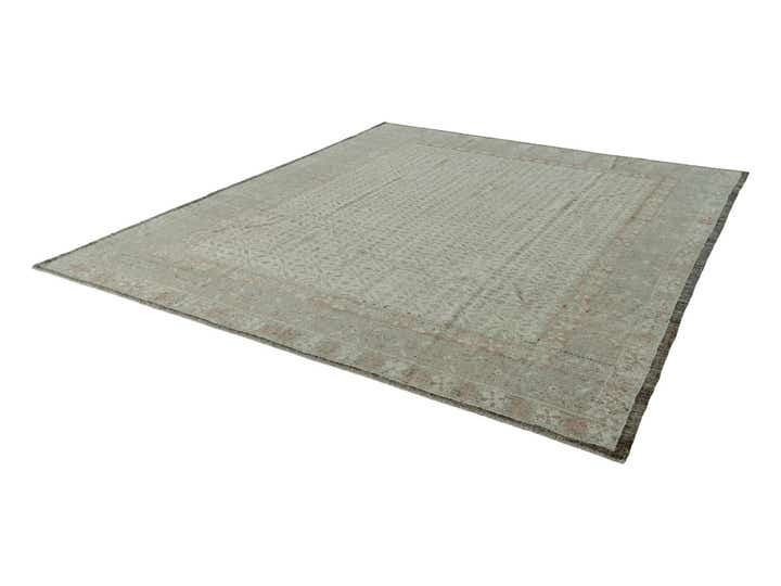 9' 5 x 11' 4 Hand Knotted Oushak Wool Rug