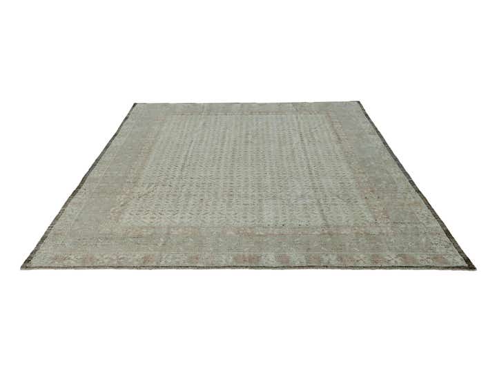 9' 5 x 11' 4 Hand Knotted Oushak Wool Rug