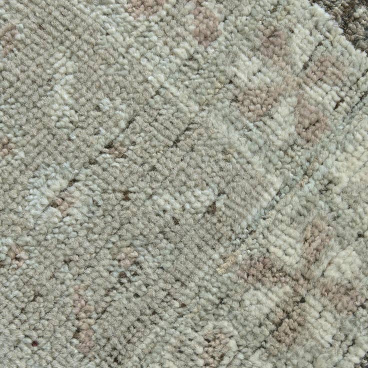 Detail image of 9' 5 x 11' 4 Hand Knotted Oushak Wool Rug