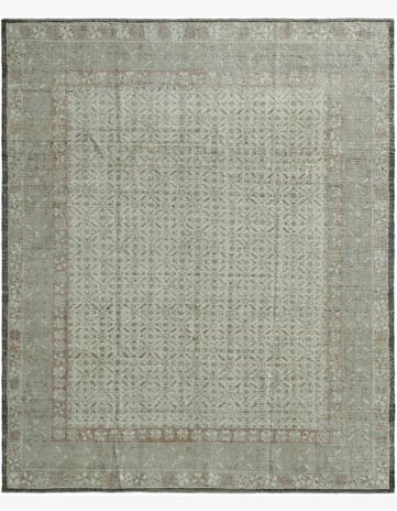 9' 5 x 11' 4 Hand Knotted Oushak Wool Rug