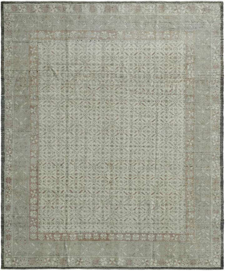 9' 5 x 11' 4 Hand Knotted Oushak Wool Rug