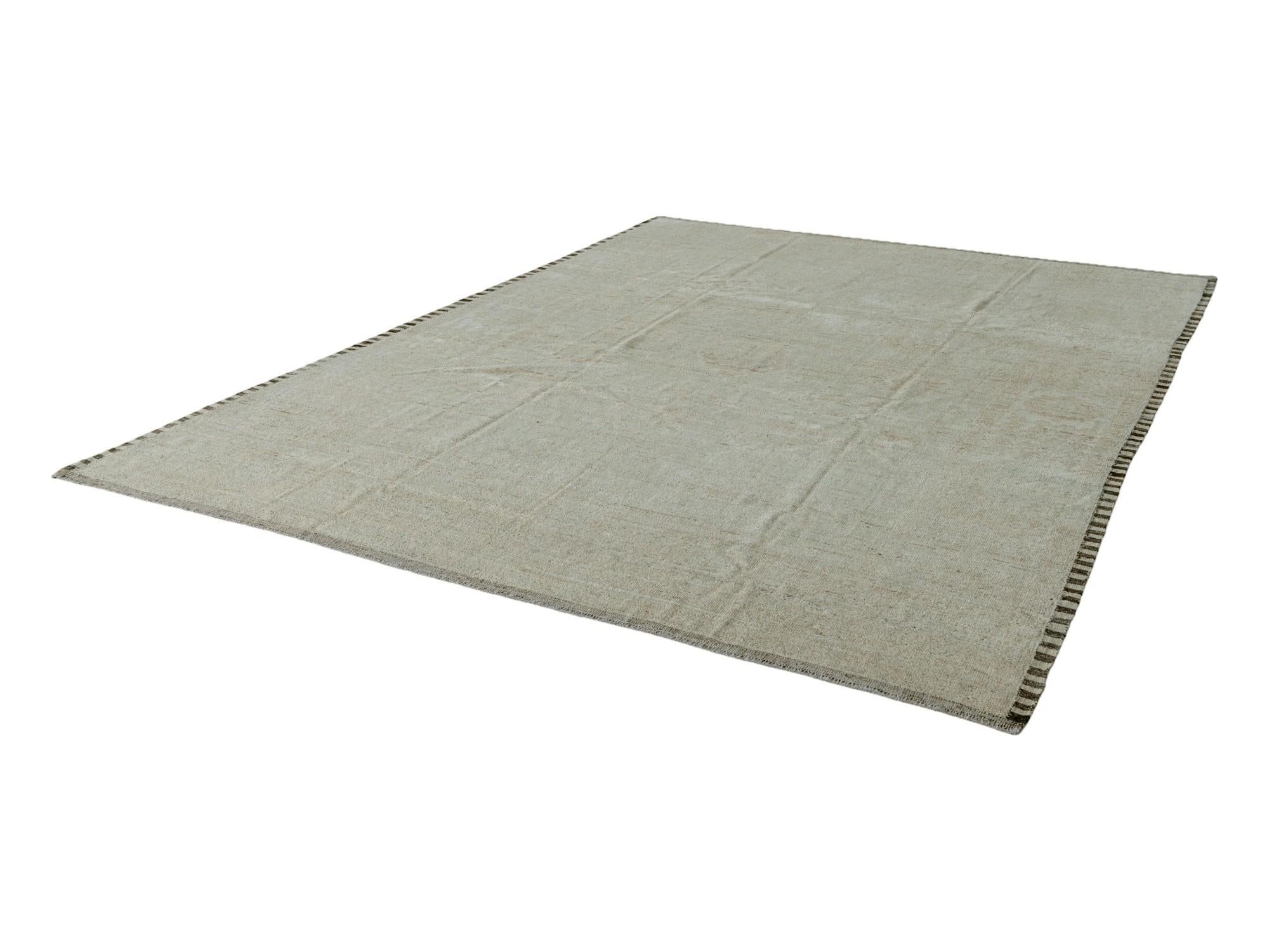 9' 5 x 12' 7 Hand Knotted Oushak Wool Rug