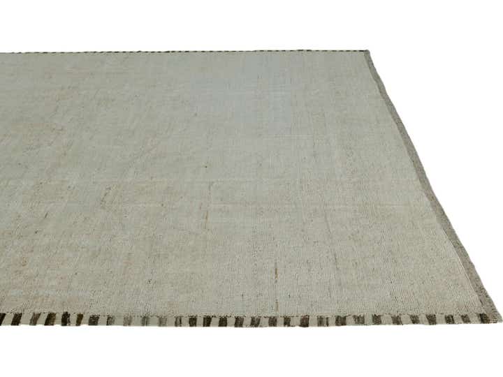 9' 5 x 12' 7 Hand Knotted Oushak Wool Rug